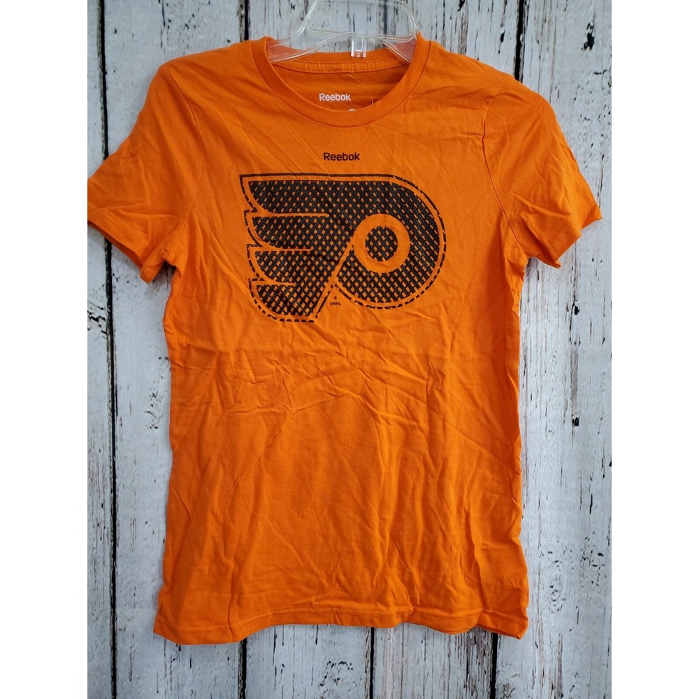 Reebok Girl's XL 16 Philadelphia Flyers NHL Short Sleeve T‑Shirt Tee Shirt‎ NEW